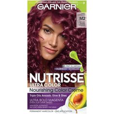 Pelo Color Borgoña, Marachino Cherries, Garnier Hair Color, Color Conditioner, Hair Color Formulas, Temporary Hair Color, Permanent Hair Dye, Hair Color Purple, Skin Allergies