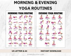 the morning and evening yoga routine for beginners