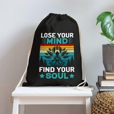 Cotton Drawstring Bag | Riktees Wellness Yoga