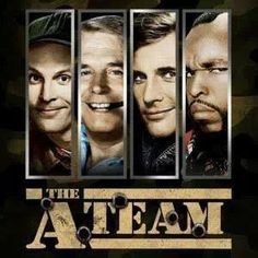 The A-team- Hannibal, FaceMan, B.A. and H.M. Murdock! Tv Show Logos, Classic Tv