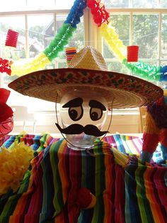 a mexican man with a moustache on his face wearing a sombrero