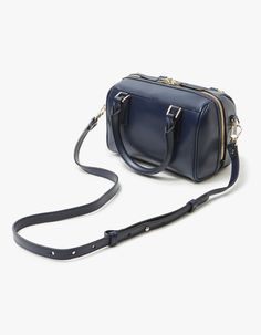 Small Ada Bag in Marine Creatures Of Comfort, Doctor Bag, Crossbody Strap, Zip Pockets, Handles