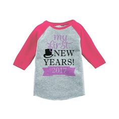 This adorable outfit is perfect for celebrating this new year! It is just waiting to be worn by the little one in your life! It is durable enough for everyday wear and machine washable! Our prints are made with high quality inks and applied with a commercial heat press for bright and vibrant designs which will last, the colors will not crack. Custom Party Shop is a top designer for children's apparel and has newborn outfits, novelty shirts as well as first birthday party outfits.Kids Happy New Y New Year Outfit, Outfits New Year, Happy New Years Eve, Football Game Outfit, Birthday Party Outfits, New Years Shirts, New Years Outfit, Novelty Shirts, Eve Outfit