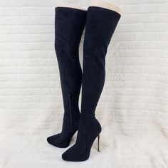 All Boots | Totally Wicked Footwear Thigh Boots, Suede High Heels, Thigh Boot, Retail Box, Pretty Shoes, Shoes Heels Boots, Boot Shoes Women, New Shoes, Purple Color