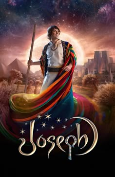 the movie poster for joseph, starring in an animated version of shakespeare's play