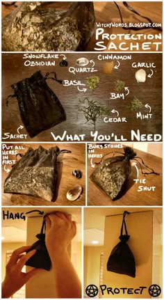 Witchy Words: Protection Sachet Protection Sachet, Magia Das Ervas, Wicca Witchcraft, Wiccan Spells