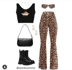 Rubi Perez Outfits, Animal Print Outfits Aesthetic, Leopard Outfits Aesthetic, Leopard Print Outfits Aesthetic, Goth Leopard Print Outfit, Grunge Leopard Print, Cute Comfy Outfits