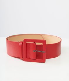 This red wide waist belt features a chic square buckle that adds a touch of modern sophistication to any ensemble. Made from high-quality leatherette material, this belt is both stylish and durable.Available while supplies last. Wide Waist Belt, Belt Women, Red Belt, Wide Waist, Touch Of Modern, Waist Belt, Unique Vintage, Women Fashion, Vintage Inspired