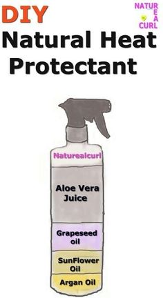 Natural Heat Protectant Natural Hair Care Tips, Hair Regimen, Heat Protectant, Healthy Hair Tips, Black Hair Care, Hair Remedies, Hair Food, Natural Hair Tips