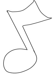 a black and white image of a musical note with the letter z in it's center