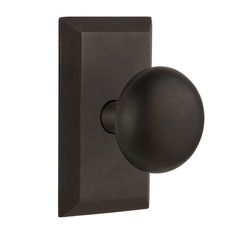 an image of a black door knob