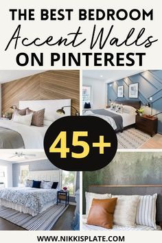 the best bedroom accent walls on pinterest