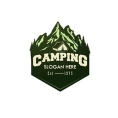 the logo for a camping company