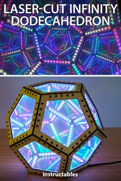 the laser - cut infinitity dodecahedron is an amazing project