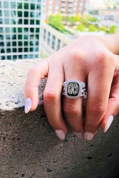 Monogram Ring, Engraved Stackable Ring, CZ Stacked Monogram Ring, Engraved Ring, Sterling Silver Sta Sterling Silver Cz Rings, The Ring Face, Stackable Rings Silver, Silver Monogram, Engraved Ring, Ring Gifts, Monogram Ring, Rhinestone Ring, Filigree Design