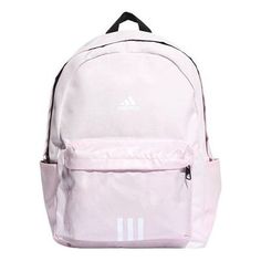 adidas Classic Badge of Sport 3-Stripes Backpack 'Pink' HZ2475 (Women's) Pink Adidas Backpack, Adidas Backpack Aesthetic, School Bag Aesthetic, Backpack Aesthetic, Adidas Backpack, Aesthetic Backpack, Aesthetic School, Adidas Classic, Bag Aesthetic