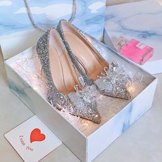 Welcome To Rarove Official Store! Material : High Quality PU Leather+Rhinestone Heels height : 5cm/7cm/9cm Platform height : 0.5cm Sparkle Wedding Shoes, Gold Bridal Shoes, Silver Bridal Shoes, Gold Wedding Shoes, Gold Stilettos, Platform Wedges Shoes, Jeweled Shoes, Rhinestone High Heels, Cinderella Shoes