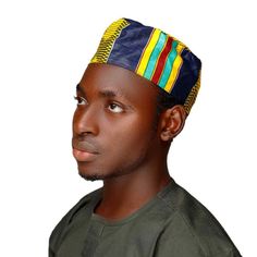 Traditional, African, Men Kente cap | Handmade Multicolor Kufi Cap kente pattern About Men Kente Cap: Celebrate life with these fun hand-made Traditional African Kente Cap. Perfect for any occasion and great casual wear. This African Men Kente Print Cap is made to Fit most size, it is comfortable and can be worn with western or African clothing. The Bright Kente fabric colors and patterns make this exotic cap really stand out. Fun and popular. Can be worn to a party, picnic, wedding and graduati Casual One Size Fits Most Cap Headwrap, Casual One-size-fits-most Cap Headwrap, Casual One Size Fits Most Headwrap, Multicolor Cotton Snapback Baseball Cap, Multicolor Snapback Baseball Cap In Cotton, Casual Multicolor One-size Headwrap, One Size Multicolor Casual Headwrap, Casual Multicolor Bonnet Cap, Casual Multicolor Bonnet