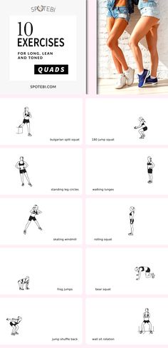 the instructions for how to do squat exercises