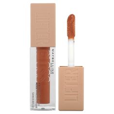 Maybelline, Lifter Gloss + Hyaluronic Acid, 007 Amber, 0.18 fl oz (5.4 ml) Maybelline Lifter Gloss Amber, Maybelline Lip Gloss, Maybelline Products, Maybelline Lifter Gloss, Maybelline Lifter, Lifter Gloss, Maybelline Lip, Lip Contour, Lip Combo