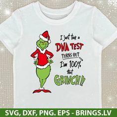 the grinch is wearing a santa hat and has his hands on his hips while he's saying i don't do test turns out i'm 100 %, that grinch