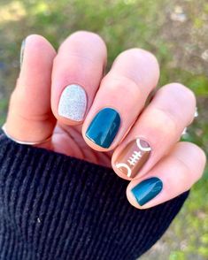 Design Game Day Nails, Soccer Nails, Super Bowl Nails, Nfl Nails, Football Nail Designs, Football Nail Art, Nail Designs Simple, Jersey Nails, Easter Nails Easy