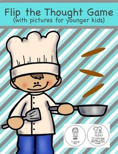 a kid with a chef's hat on holding a pan and frying food