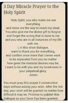 Prayer For Holy Spirit, Forgive And Forget, Miracle Prayer, Special Prayers, Show Me The Way, Good Prayers, Prayer Board, Inspirational Prayers, Christian Living