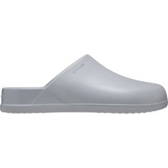 The Dylan Clog melds the classic styling of mules with the unbelievable comfort of Crocs' classic Croslite material. The soft cushioning of the footbed keeps our feet fresh for long walks along the boardwalk or hours of chores around the house and backyard. The easy slip-on style stays next to the door so we can slide them on as we head out of the house, but there's no guarantee we'll want to take them off when we get back home. Comfortable Synthetic Closed Toe Slides, Comfortable Closed Toe Synthetic Slides, Casual Solid Clogs With Cushioned Footbed, Comfortable Synthetic Clogs With Rubber Sole, Comfortable Slip-resistant Slides With Round Toe, Modern Synthetic Clogs With Slip-resistance, Classic Slip-on Synthetic Clogs, Comfortable Synthetic Clogs With Cushioned Footbed, Solid Color Synthetic Clogs With Rubber Sole