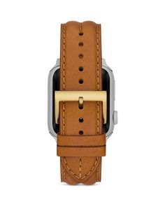 Leather strap.Buckle closure & signature hardware detail.This strap is sold separately and is made for use with the Series 1-9 or SE Apple Watch® and fits both 38mm, 40mm, and 41mm styles..Also compatible with any Samsung Galaxy Watch® with 20mm straps..Apple Watch® is a trademark of Apple, Inc..Imported.Web ID: 4628206 Tory Burch Outfits, Apple Watch Leather, Tory Burch Kira, Samsung Galaxy Watch, Apple Inc, Signature Hardware, Leather Luggage, Apple Watch Strap, Apple Watch Band