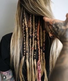 Half Hair Dreadlocks, Blonde Partial Dreads, Peek A Boo Dreads, Decorated Dreadlocks, Partial Dreads Hairstyles, Dreads Underneath Hair, Partial Dreads Placement, Undercut Dreadlocks, Witch Hairstyles