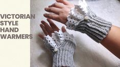 Victorian Wrist Cuffs Crochet, Crochet Victorian Gloves, Crochet Acssesories, Gloves Crochet Fingerless, Victorian Crochet Patterns, Crochet Handwarmers, Spider Web Diy, Striped Fingerless Gloves, Reindeer Amigurumi