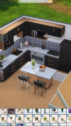 ✨ASMR✨building kitchen using only dream home decorator🛋️ #thesims #sims4 #thesims4 #asmr #sims4nocc Sims 4 Kitchen Design, Sims4 Kitchen Ideas, Sims 4 Kitchen Ideas No Cc, Sims Kitchen Ideas, Sims 4 Modern Kitchen, Sims 4 Kitchen Ideas, Ts4 Kitchen, The Sims 4 Kitchen