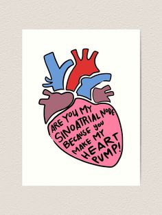 an illustration of a heart with the words are you my singular word? because i'm