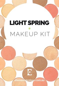 Perfect products, palettes and looks for Light Spring women Light Spring Makeup Palette, Light Spring Color Palette Makeup, Light Spring Lipstick, Light Spring Color Palette Outfits, Light Spring Makeup, Spring Colouring, Coral Makeup