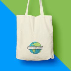 "Most plastic bags are used for an average of 12 minutes before they are discarded and end up in the oceans or landfills.  There are so many great alternatives like our super cute \"there's no Planet B\" tote bag! Perfect to spread awareness of climate change and to join the green revolution. We can't wait any longer to start making eco-friendly choices. It's now or never - because there is no planet B Out tote bags are 100% organic cotton, 35*40cm and 8oz  Nice, spacious and perfect for your gr Eco-friendly Recyclable White Canvas Bag, Eco-friendly Reusable Bags Made Of Recycled Materials, Organic Bag, There Is No Planet B, No Planet B, It's Now Or Never, Green Revolution, Now Or Never, Save The Earth