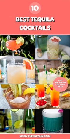 the top ten best tequila cocktails to try out for your next party or celebration