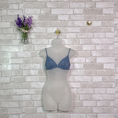 Brand New, Never Worn. Original Tag Still Attached At Retail $29.50. Dusty Blue Color Triangle Style Bralette With Adjustable Straps And Hook Style Back. Light Lining On Interior Of Cups. Women’s Xs From Victoria’s Secret. Dusty Blue Color, Back Light, Triangle Bralette, Dusty Blue, Women's Intimates, Victoria’s Secret, Bralette, Adjustable Straps, Victoria's Secret