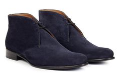 Men Leather Boots Navy Blue Chukka Boots Men Leather Boots, Italian Leather Boots, Paul Evans, Mens Dress Boots, Handcrafted Boots, Chukka Boots Men, Shoe Crafts, Suede Fashion, Chukka Boot