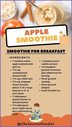 an apple smoothie recipe for breakfast