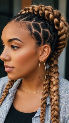 formal hairstyles to do with box braids Braids Hairstyles With Curls, Hairstyles With Curls, Sleek Braid, Black Brides, Wedding Hair Side, Short Box Braids Hairstyles, Seamless Hair Extensions