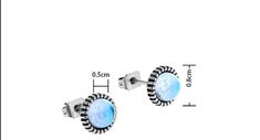 Type: AccessoriesThick: 0.5cmDiameter: 0.8 cm Best Earrings For Men, Bead Stud Earrings, Best Earrings, Stud Earrings For Men, Earrings For Men, Earrings Ear, Blue Beads, Shop Earrings, Ear Piercings