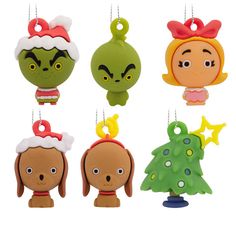 Mini Dr. Seuss™ The Grinch Shatterproof Hallmark Ornaments O Grinch, Miniature Christmas Tree, Dr. Seuss, Mini Christmas Ornaments, The Grinch Stole Christmas, Cindy Lou Who, Santa Costume, Hallmark Christmas Ornaments, Shatterproof Ornaments