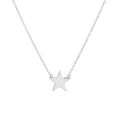 The Star necklace is framed by a chain and a star shaped pendant. Its modern, minimalist style makes it easy to wear and combine with many styles. Perfect for a gift. Features: * Pendant size is 1 cm (0.4 inches). * The necklace length can be adjustable within 40 to 43 cm (16 to 17 inches approximately). * All of our jewelry is made with sterling silver (925 mm) and our gold jewelry is gold plated in 18K gold. Nickel free. Packaging: Our jewelry is packaged in a reusable bag that protects the it Minimalist Star Necklace For Everyday, Minimalist Star Necklace With Adjustable Chain, Minimalist Star Shaped Clavicle Chain Necklace, Minimalist Star Charm Necklace With Delicate Chain, Minimalist Star Charm Necklace, Minimalist Star Of David Necklace For Everyday, Necklaces Star, Star Necklaces, Star Choker