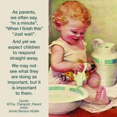 a baby sitting on the floor in front of a bowl