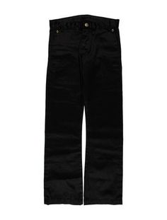 Chrome Hearts x Matty Boy 'Ninety-Nine Eyes' Straight-Leg PantsBlack5 PocketsButton Closure 
Fit:Pants by Chrome Hearts typically fit true to size. Chrome Hearts, Straight Leg Pants, Workout Pants, Leg Pants, Straight Leg Jeans, Leg Jeans, Straight Leg, Mens Outfits, Pants