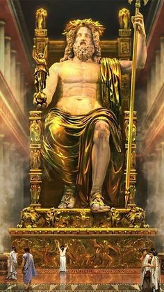 Zeus Statue, Classical Greece, Little Buddha, Empire Romain, Ancient Greek Architecture, Ancient Statues, Greek Gods And Goddesses, Greek Mythology Art, Ancient Mythology