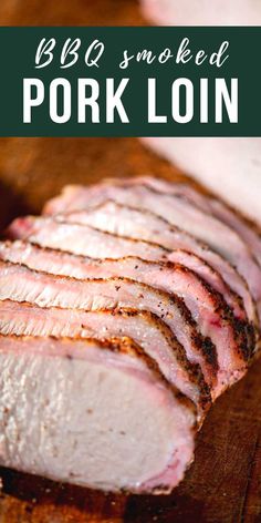 Get your BBQ smoked pork loin right every time with our time guide and recipe. Everything you need to know about internal temperature, wood choice, pulled loin, and more. Pork Loin Pulled Pork, Smoked Pork Loin Recipes, Smoked Pork Recipes, Traeger Cooking, Bbq Pork Tenderloin, Bbq Pork Recipes, Best Pork Recipe