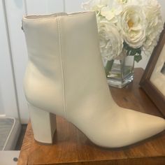 Brand New Nine W. Heeled Women’s Boot Shoes Heels Boots, Shoes Women Heels, Heeled Boots, Shoes Heels, Women Shoes, Brand New, Cream, Boots, Heels