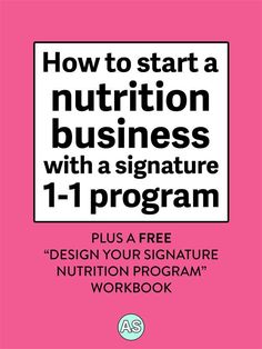 Are you a holistic nutritionist, health coach, or dietician who is ready to start your nutrition business? Woohoo! Click to read exactly how to start your nutrition business with a signature one-on-one program PLUS a free workbook that breaks down exactly what to include and how to price your program! Becoming A Nutritionist, Nutrition Careers, Nutrition Activities, Nutrition Certification, Nutrition Consultant, Nutrition Sportive, Sport Nutrition